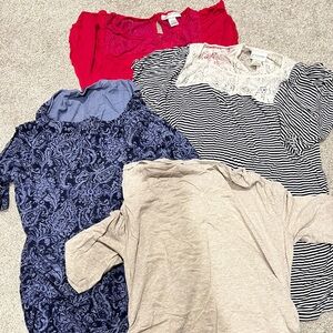 4 motherhood maternity shirts